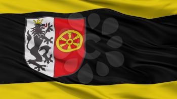 Rheda Wiedenbruck City Flag, Country Germany, Closeup View, 3D Rendering