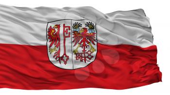 Salzwedel City Flag, Country Germany, Isolated On White Background, 3D Rendering