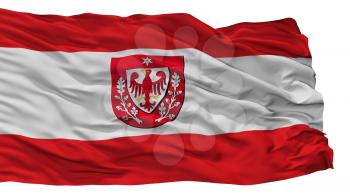 Teltow City Flag, Country Germany, Isolated On White Background, 3D Rendering