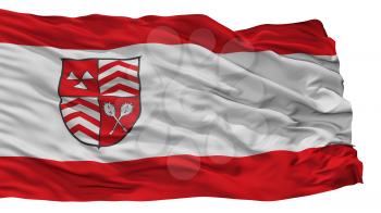 Werther Westfalen City Flag, Country Germany, Isolated On White Background, 3D Rendering