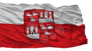 Zwickau City Flag, Country Germany, Isolated On White Background, 3D Rendering