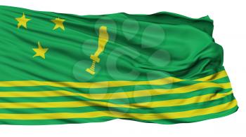 Gurkhaland Political Party Flag, Isolated On White Background, 3D Rendering