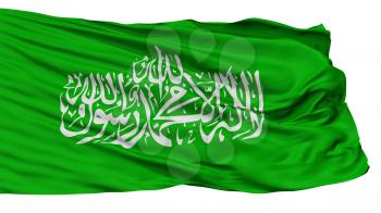 Hamas Flag, Isolated On White Background, 3D Rendering