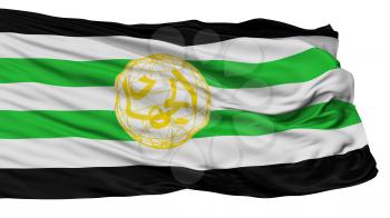 Harkat Ul Mujahideen Flag, Isolated On White Background, 3D Rendering
