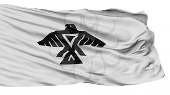 Anishinabe Indian Flag, Isolated On White Background, 3D Rendering
