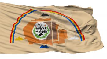 Arizona Navajo Indian Flag, Isolated On White Background, 3D Rendering