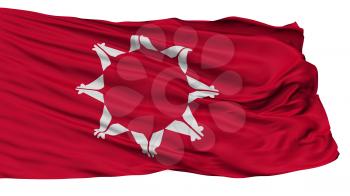 Pine Ridge Indian Flag, Isolated On White Background, 3D Rendering