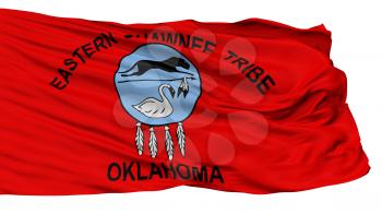 Eastern Shawnee Tribe Of Oklahoma Indian Flag, Isolated On White Background, 3D Rendering