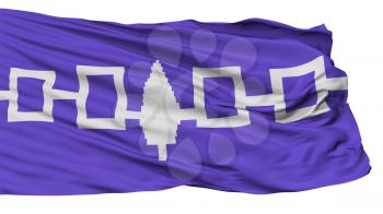 Iroquois Confederacy Indian Flag, Isolated On White Background, 3D Rendering