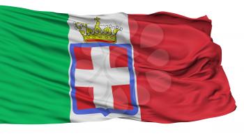 Italy 1860 Flag, Isolated On White Background, 3D Rendering