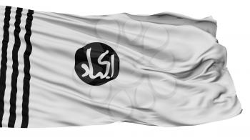 Jaishi E Mohammed Flag, Isolated On White Background, 3D Rendering