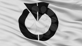Chino City Flag, Country Japan, Nagano Prefecture, Closeup View, 3D Rendering