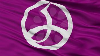 Chiyoda City Flag, Country Japan, Tokyo Prefecture, Closeup View, 3D Rendering