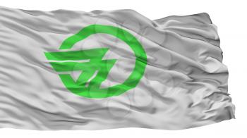 Gojo City Flag, Country Japan, Nara Prefecture, Isolated On White Background, 3D Rendering