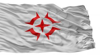 Gyoda City Flag, Country Japan, Saitama Prefecture, Isolated On White Background, 3D Rendering