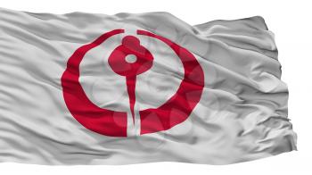 Hachinohe City Flag, Country Japan, Aomori Prefecture, Isolated On White Background, 3D Rendering
