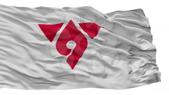 Hadano City Flag, Country Japan, Kanagawa Prefecture, Isolated On White Background, 3D Rendering