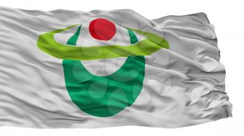Hirakawa City Flag, Country Japan, Aomori Prefecture, Isolated On White Background, 3D Rendering
