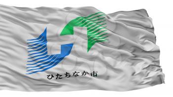Hitachinaka City Flag, Country Japan, Ibaraki Prefecture, Isolated On White Background, 3D Rendering
