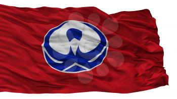 Hitachiota City Flag, Country Japan, Ibaraki Prefecture, Isolated On White Background, 3D Rendering