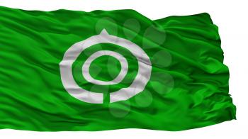 Hyuga City Flag, Country Japan, Hyuga Prefecture, Isolated On White Background, 3D Rendering