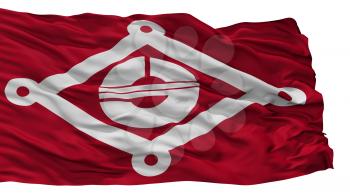 Ibara City Flag, Country Japan, Flag Prefecture, Isolated On White Background, 3D Rendering