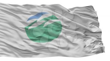 Inashiki City Flag, Country Japan, Ibaraki Prefecture, Isolated On White Background, 3D Rendering