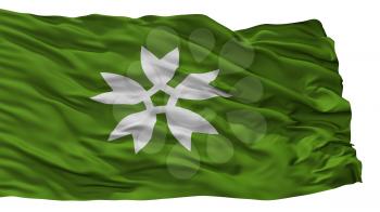Iwakuni City Flag, Country Japan, Yamaguchi Prefecture, Isolated On White Background, 3D Rendering