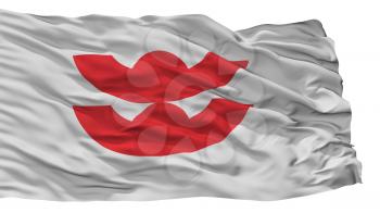 Izumo City Flag, Country Japan, Shimane Prefecture, Isolated On White Background, 3D Rendering