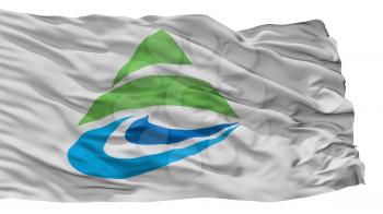 Kainan City Flag, Country Japan, Wakayama Prefecture, Isolated On White Background, 3D Rendering
