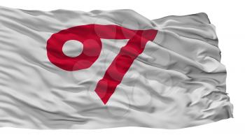Kani City Flag, Country Japan, Gifu Prefecture, Isolated On White Background, 3D Rendering