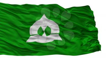 Katsuyama City Flag, Country Japan, Fukui Prefecture, Isolated On White Background, 3D Rendering