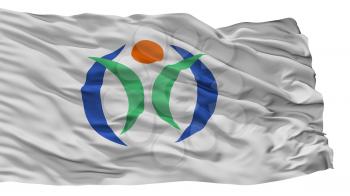 Kazo City Flag, Country Japan, Saitama Prefecture, Isolated On White Background, 3D Rendering