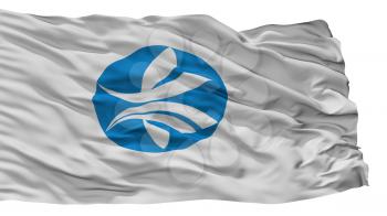 Kizugawa City Flag, Country Japan, Kyoto Prefecture, Isolated On White Background, 3D Rendering