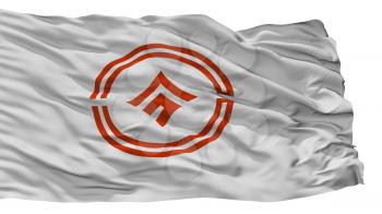 Kokubunji City Flag, Country Japan, Tokyo Prefecture, Isolated On White Background, 3D Rendering