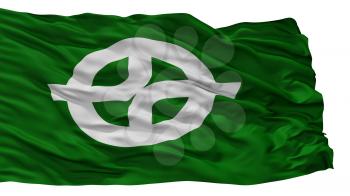 Kyotanabe City Flag, Country Japan, Kyoto Prefecture, Isolated On White Background, 3D Rendering