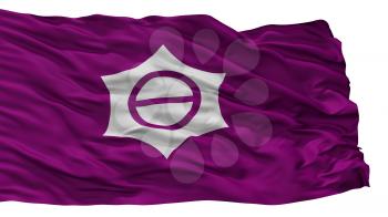 Meguro City Flag, Country Japan, Tokyo Prefecture, Isolated On White Background, 3D Rendering