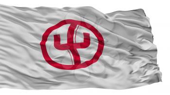 Nagareyama City Flag, Country Japan, Chiba Prefecture, Isolated On White Background, 3D Rendering