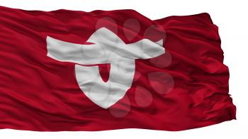 Nankoku City Flag, Country Japan, Kochi Prefecture, Isolated On White Background, 3D Rendering