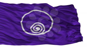 Naruto City Flag, Country Japan, Tokushima Prefecture, Isolated On White Background, 3D Rendering