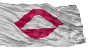 Ninohe City Flag, Country Japan, Iwate Prefecture, Isolated On White Background, 3D Rendering