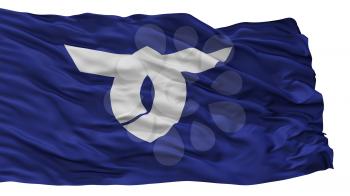 Obanaza City Flag, Country Japan, Yamagata Prefecture, Isolated On White Background, 3D Rendering