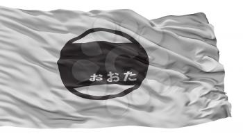 Ota City Flag, Country Japan, Gunma Prefecture, Isolated On White Background, 3D Rendering
