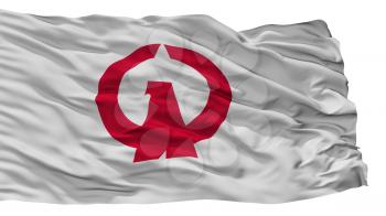 Owase City Flag, Country Japan, Mie Prefecture, Isolated On White Background, 3D Rendering