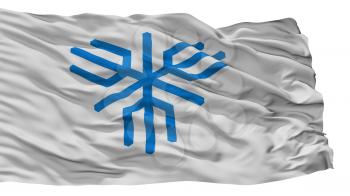 Sakai City Flag, Country Japan, Osaka Prefecture, Isolated On White Background, 3D Rendering