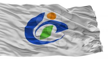 Sosa City Flag, Country Japan, Chiba Prefecture, Isolated On White Background, 3D Rendering
