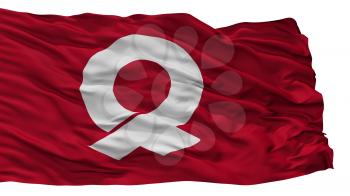 Sukumo City Flag, Country Japan, Kochi Prefecture, Isolated On White Background, 3D Rendering