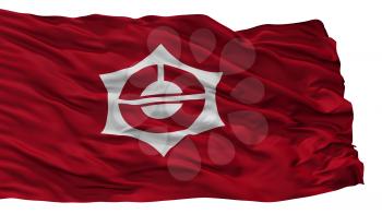 Taito City Flag, Country Japan, Tokyo Prefecture, Isolated On White Background, 3D Rendering
