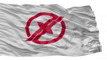Takarazuka City Flag, Country Japan, Hyogo Prefecture, Isolated On White Background, 3D Rendering