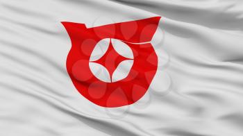 Toda City Flag, Country Japan, Saitama Prefecture, Closeup View, 3D Rendering